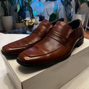 Men’s Steve Madden “Sinclaire” Dress Shoes, 10.5, Tan